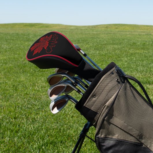 Cool Canada Golf  Canada Driver Hoesje Golfheadcover (Insitu)