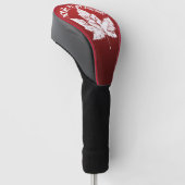 Cool Canada Golf Retro Canada Driver Hoesje Golfheadcover (Schuin)