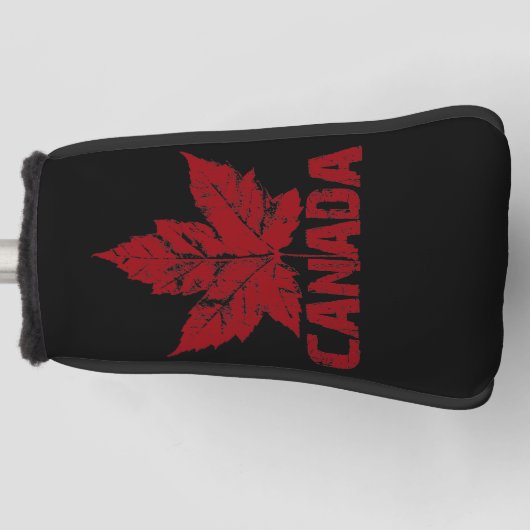 Cool Canada Golf Retro Canada Putter Hoesje Golfheadcover (Voorkant)