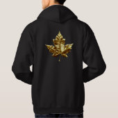 Cool Canada Hoodie Gold Maple Leaf Hoodie (Achterkant)