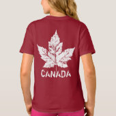 Cool Canada Hoodie Kind Canada Souvenir Jacket T-shirt (Achterkant)