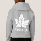 Cool Canada Hoodie Kind Canada Souvenir Shirten (Achterkant)