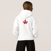 Cool Canada Hoodie Kind Retro Souvenir Hoodie (Achterkant volledig)