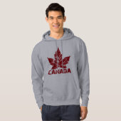 Cool Canada Hoodie Retro Canada Souvenir Shirten (Voorkant volledig)