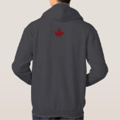 Cool Canada Hoodie Retro Het spijt me niet Canada  (Achterkant)