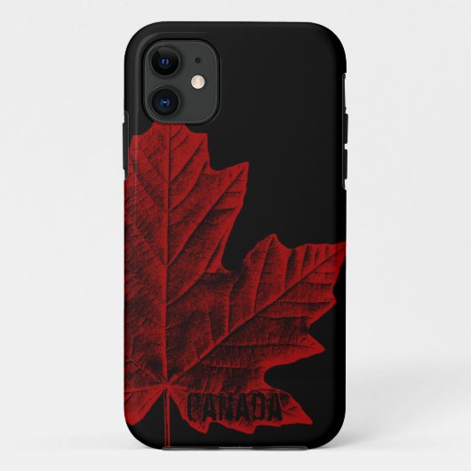 Cool Canada iPhone cases Canada Maple Leaf Gift (Achterkant)