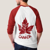Cool Canada Jersey Retro Maple Leaf Souvenir T-shirt (Achterkant)