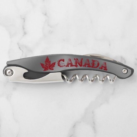 Cool Canada Kurkentrekker aangepaste flesopener (Voorkant)