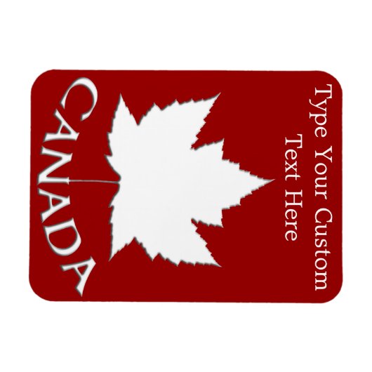 Cool Canada Magnet Canada Personalized Magnet Magneet (Horizontaal)