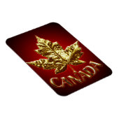 Cool Canada Magnet Gold Canada Leaf Souvenir Magneet (Rechterzijde)
