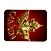 Cool Canada Magnet Gold Canada Leaf Souvenir Magneet (Horizontaal)