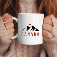 Cool Canada Mountains Canadees esdoornblad