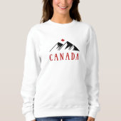 Cool Canada Mountains Canadees esdoornblad Trui (Voorkant)