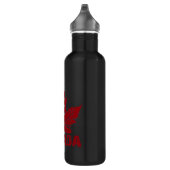 Cool Canada Retro Maple Leaf Souvenir Waterfles (Rechts)