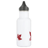 Cool Canada Retro Maple Leaf Souvenir Waterfles (Links)