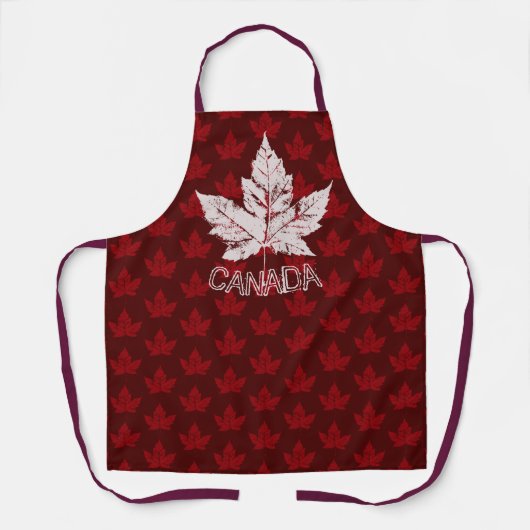 Cool Canada Schorten Personalized Retro Canada Sch (Voorkant)