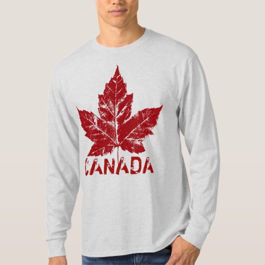 Cool Canada Shirt Retro Maple Leaf Souvenir (Voorkant)
