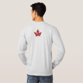 Cool Canada Shirt Retro Maple Leaf Souvenir (Achterkant volledig)