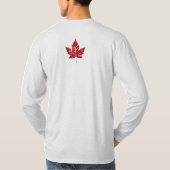 Cool Canada Shirt Retro Maple Leaf Souvenir (Achterkant)