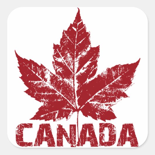 Cool Canada Stickers Maple Leaf Souvenir Stickers (Voorkant)
