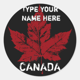 Cool Canada Stickers Personalized Canada Sticker
