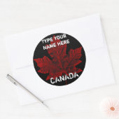 Cool Canada Stickers Personalized Canada Sticker (Envelop)
