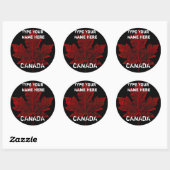 Cool Canada Stickers Personalized Canada Sticker (Vel)