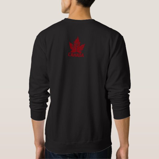 Cool Canada Sweatshirt Retro Maple Leaf Souvenir (Achterkant)