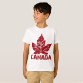 Cool Canada T-shirt Kind Retro Canada Souvenir (Voorkant volledig)