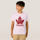 Cool Canada T-shirt Kind Retro Organic Canada T-sh (Voorkant volledig)