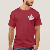 Cool Canada T-shirt Retro Maple Leaf Souvenir (Voorkant)