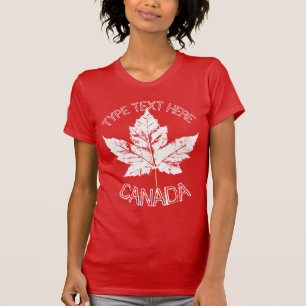 Cool Canada T-shirt Retro Maple Leaf Souvenir