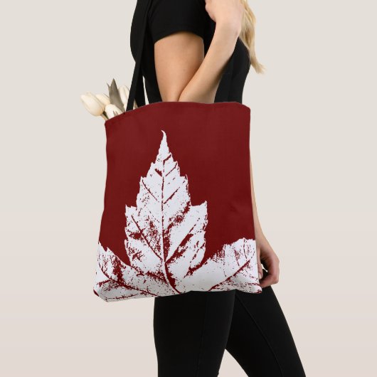 Cool Canada Tassen Canada Souvenir Canvas tas (Dichtbij)