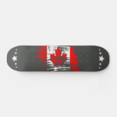 Cool Canadees vlagontwerp Persoonlijk Skateboard (Horizontaal)