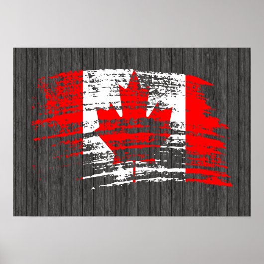 Cool Canadees vlagontwerp Poster (Voorkant)