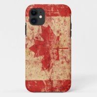 Cool  Canadese vlag esdoorn blad iPhone Case
