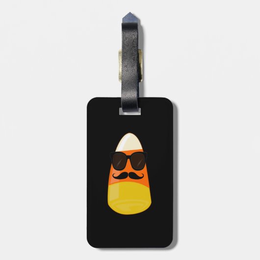 Cool Candy Corn Bagagelabel (Achterkant verticaal)