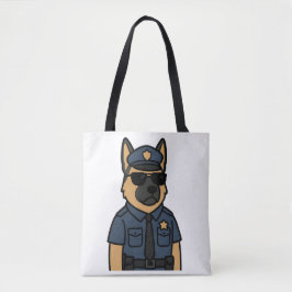Cool Canine – Duitse herder met zonnebril Tote Bag
