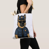 Cool Canine – Duitse herder met zonnebril Tote Bag (Dichtbij)