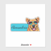Cool Canine ID Sticker (Vel)