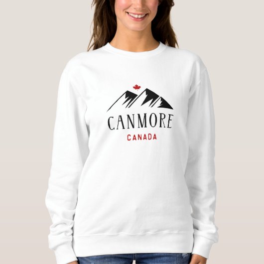 Cool Canmore Canada Mountains esdoornblad Trui (Voorkant)