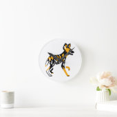 Cool Cape jachthond - Afrikaanse wilde hond- Ronde Klok (Huis)