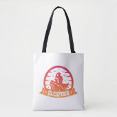 Cool Captain Anker Boot En Zeilen Retro Tote Bag (Voorkant)