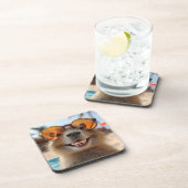 Cool Capybara Bier Onderzetter (Rechterzijde)