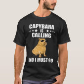 Cool Capybara  Capybara Rodent Animal Capybara Cal T-shirt (Voorkant)