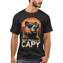 Cool Capybara Maak je geen zorgen om grappige zonn