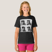 Cool Capybara Photobooth Fun Fotograaf T-shirt (Voorkant volledig)