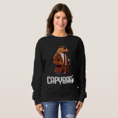 Cool Capybara Sunglasses Water Pig South America C Trui (Voorkant volledig)