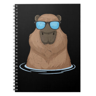 Cool Capybara Sunglazen Rodent Capybaras Notitieboek