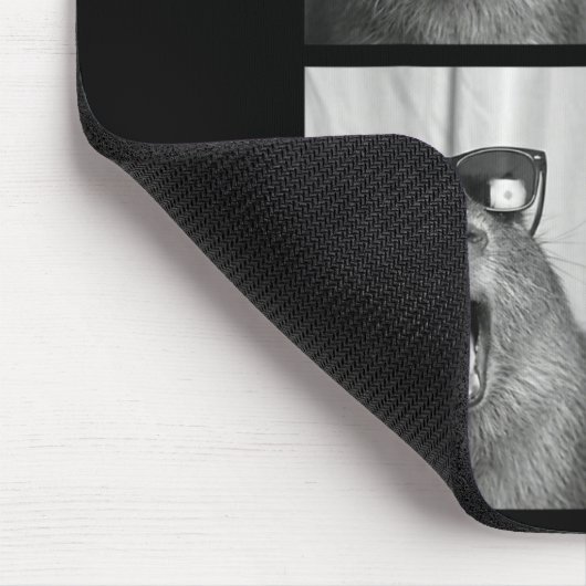 Cool Capybara With Sungles Photobooth Funny Rodent Muismat (Hoek)